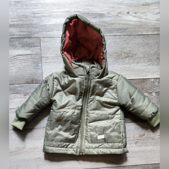 Infant 7 For All Mankind Jacket- Sage - Picture 2 of 7